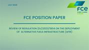 FCE Contribution to the Upcoming Review  of AFIR